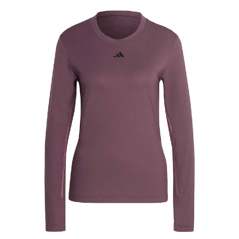 Midnight Madness adidas - Women's Authentic Balance Yoga Studio Long Sleeve T-Shirt (HZ9077)