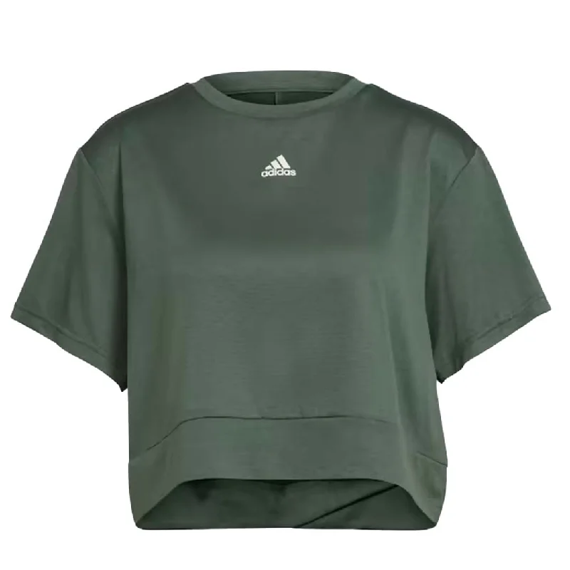 Exclusive Savings adidas - Women's Aeroready Studio Loose Crop T-Shirt (HM8718)