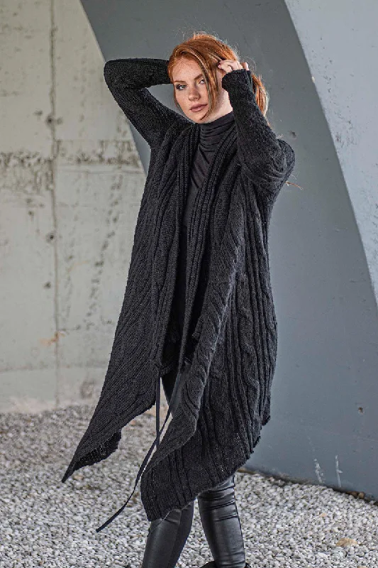 Deal Zone Asymmetrical Knit Cardigan