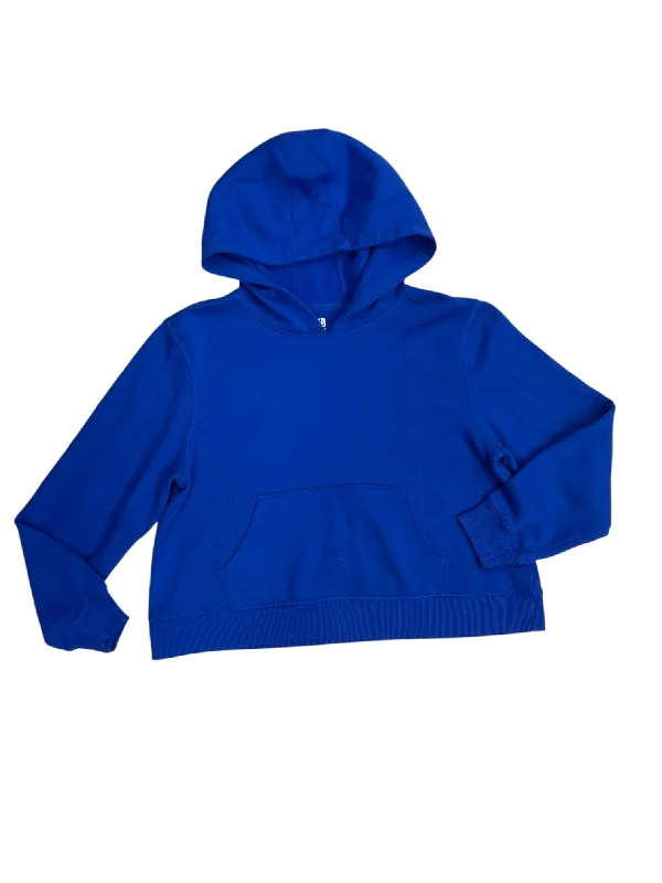 Markdowns Athletic Sweatshirt Hoodie By Ideology In Blue, Size: L