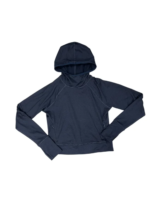 Final Clearance Athletic Sweatshirt Hoodie By Old Navy In Navy, Size: S
