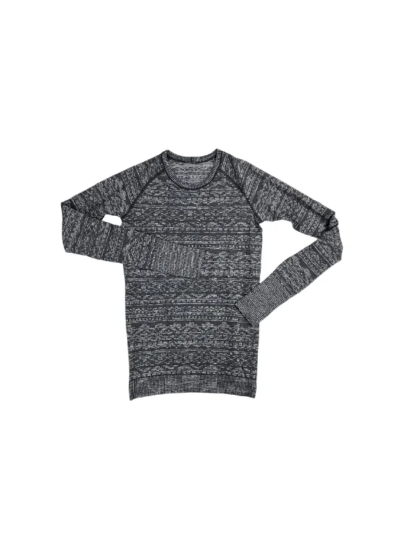 Special Discount Athletic Top Long Sleeve Crewneck By Lululemon In Grey, Size: 6