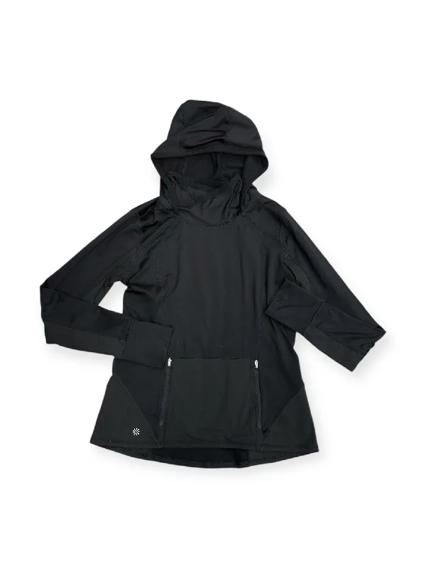 Discount Extravaganza Athletic Top Long Sleeve Hoodie By Athleta In Black, Size: M