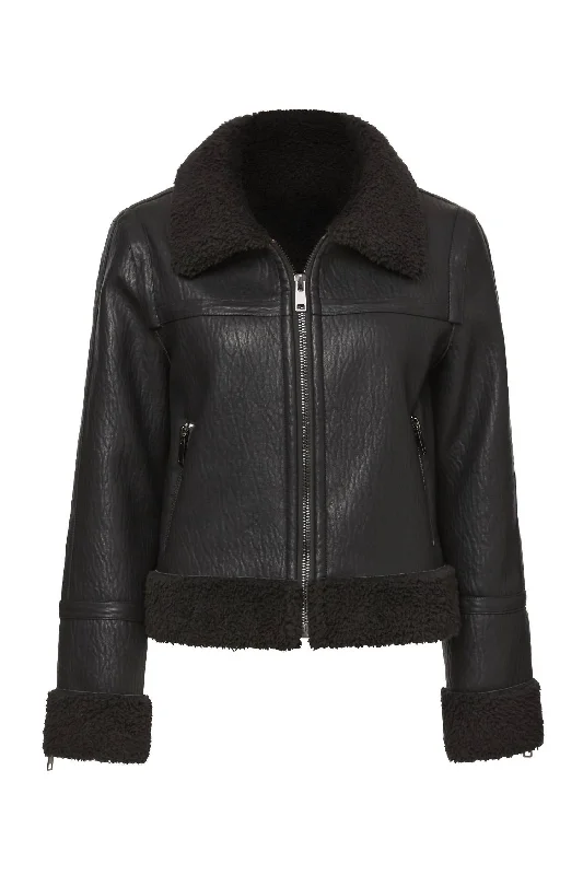 Can't Be Beat Berlin Cropped Jacket In Black