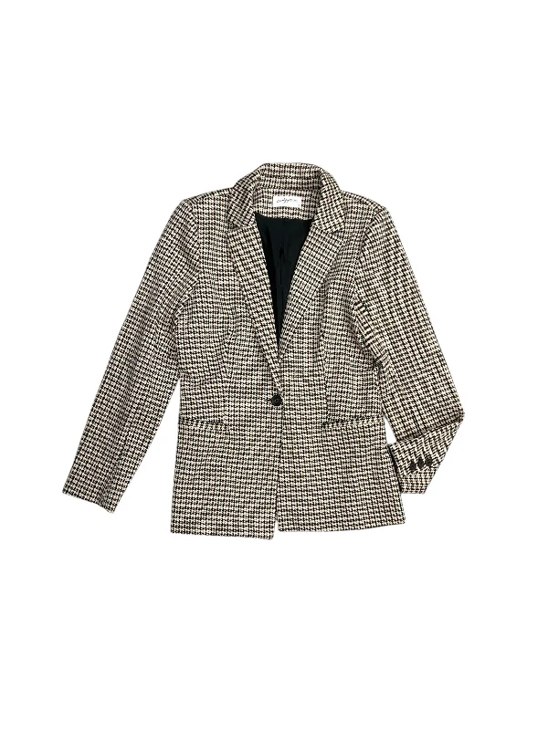 Best Bargains Blazer By Carly Jean In Black & Cream, Size: Xs