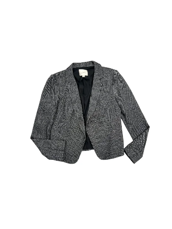 Reduced Prices Blazer By Loft In Black & Grey, Size: 2