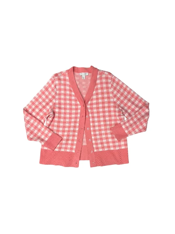 Deal of the Week Cardigan By Christopher And Banks In Coral, Size: L