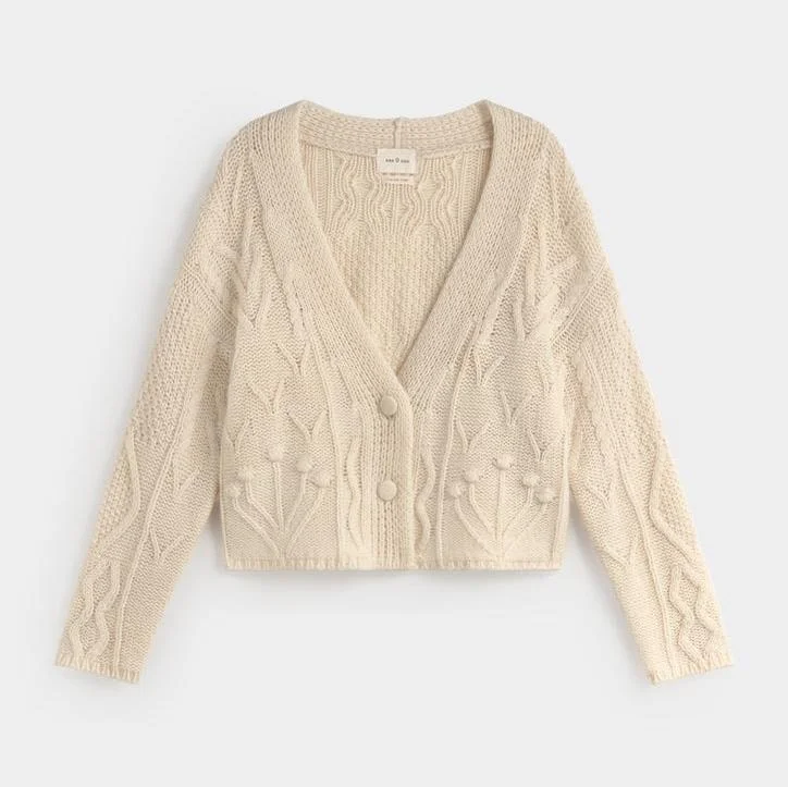 Huge Savings Cottage Cardigan In Ecru