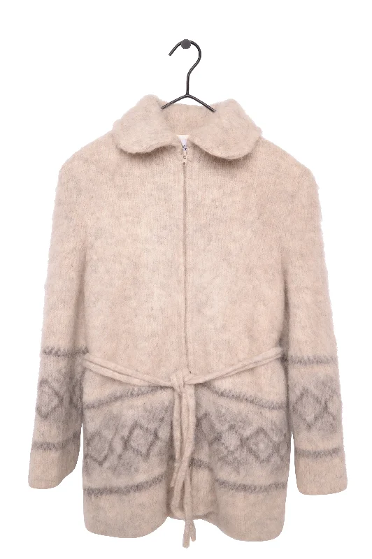 Last Chance Wool Zip-Up Sweater Jacket