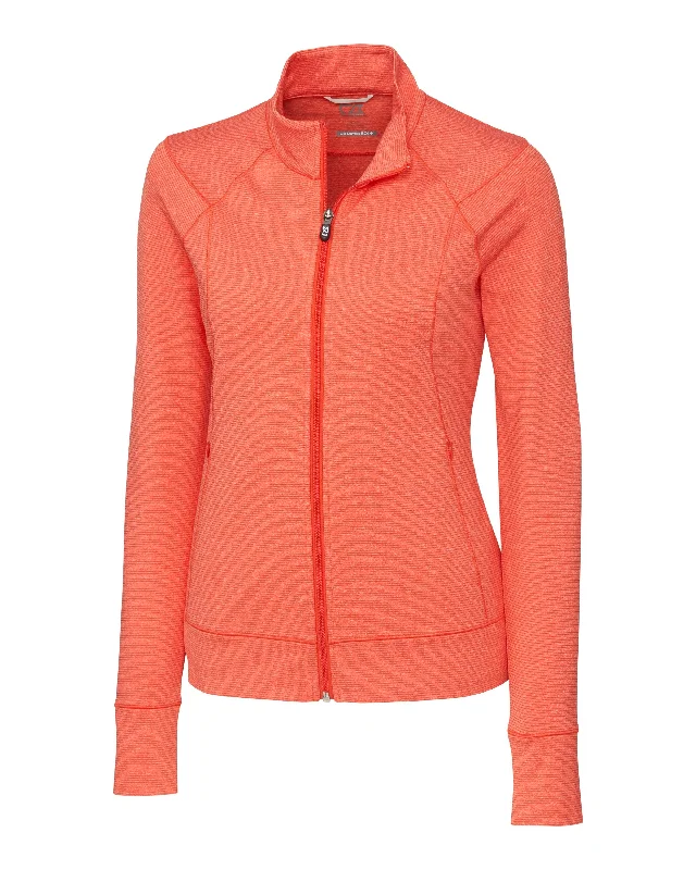 Special Savings Cutter & Buck Shoreline Heathered Womens Full Zip Jacket