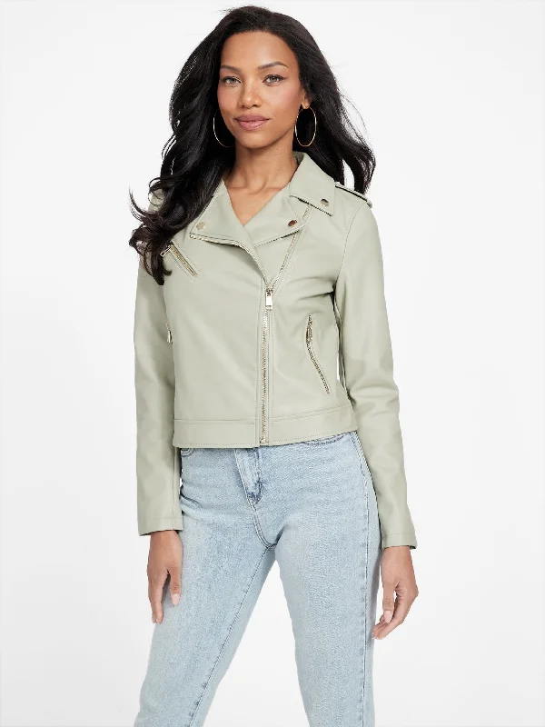 Low Prices Ellie Faux-Leather Moto Jacket