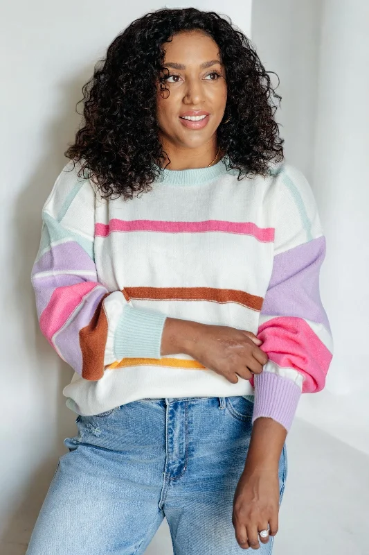 Anniversary Sale Flawless Features Striped Sweater