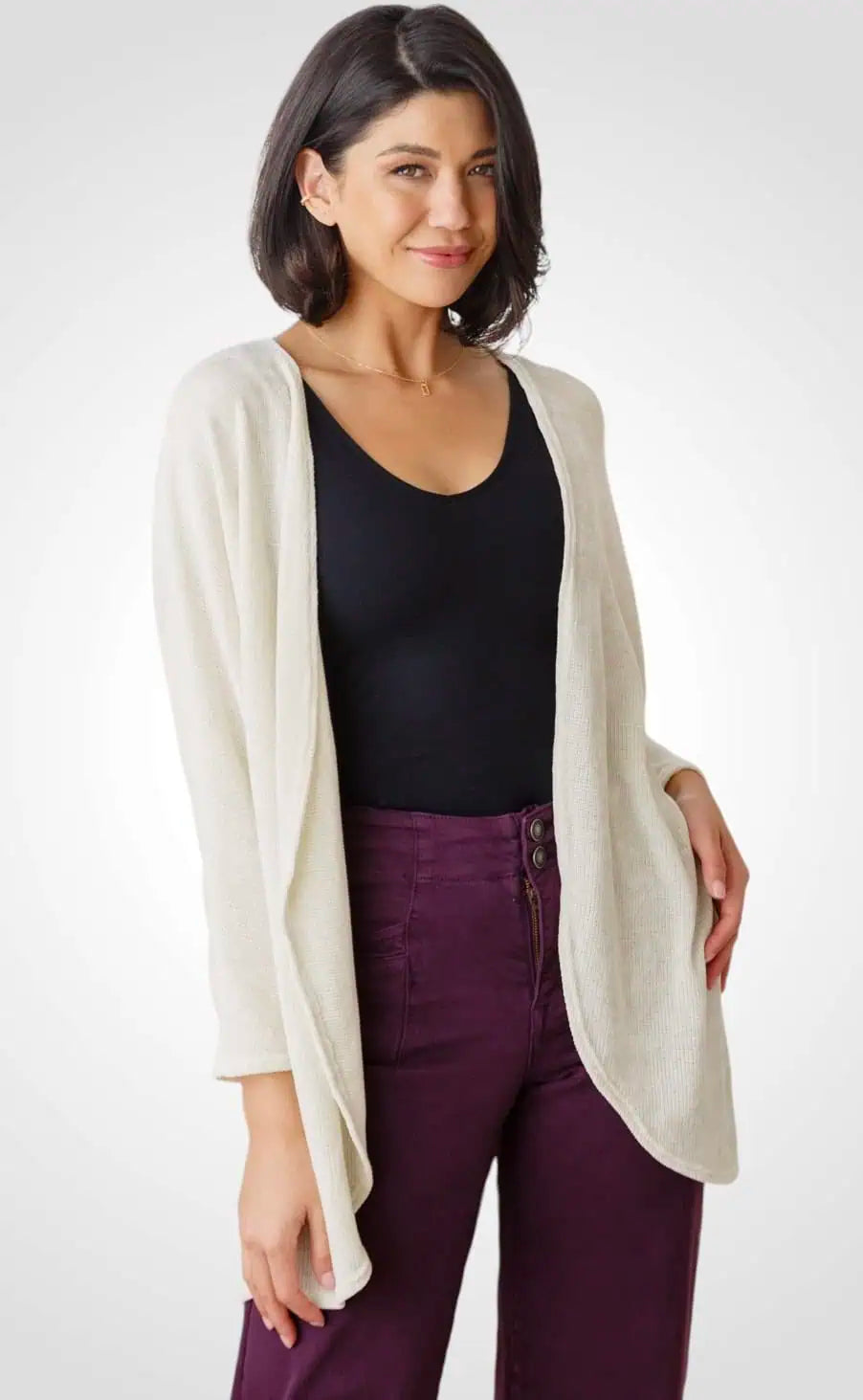 Deal Explosion How's It Going Open Front Cardigan