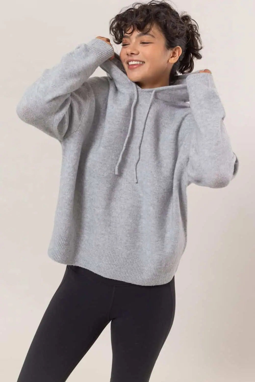 Now or Never HYFVE Drawstring Long Sleeve Hooded Sweater