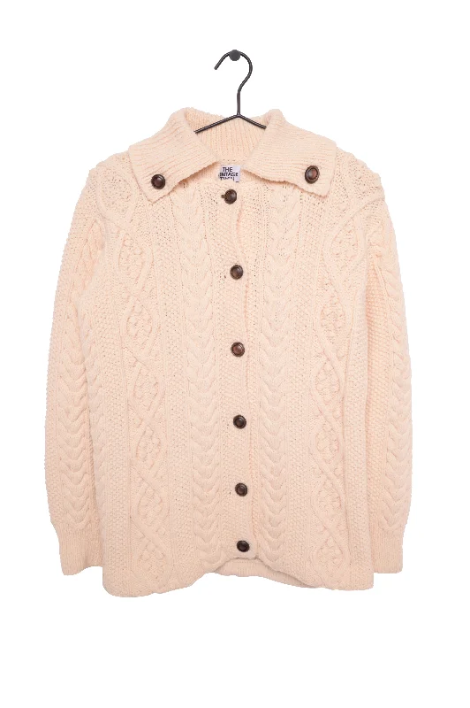 Special Savings Irish Cable Knit Cardigan
