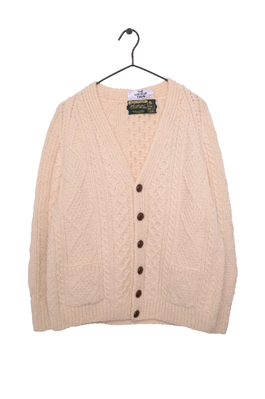 YEAR-End Sale Irish Knit Wool Cardigan