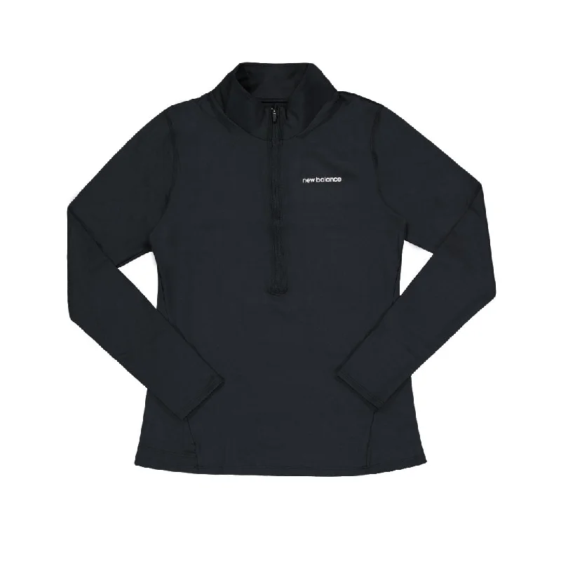 Stock Clearance New Balance - Women's Achiever Shape Shield 1/2 Zip Top (WT33117 BK)