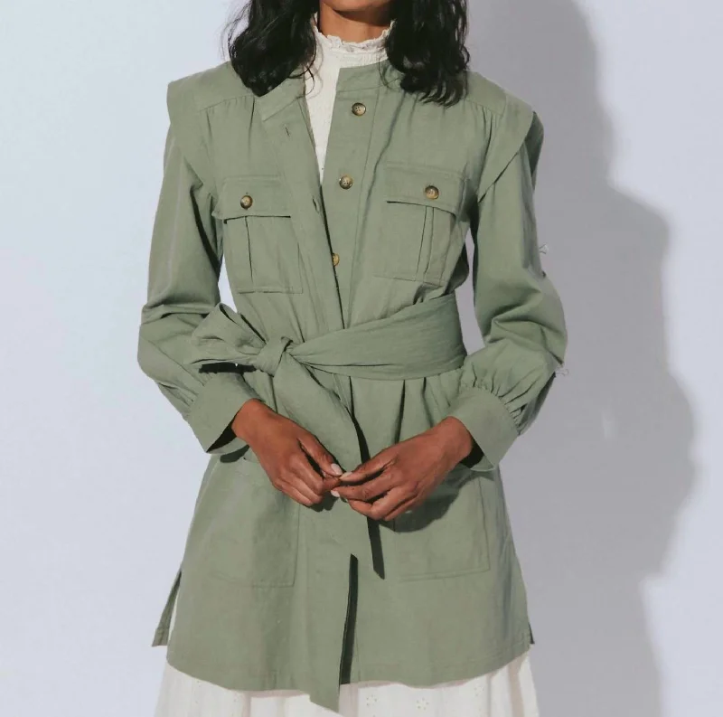 Shop and Save Nolan Army Jacket In Green