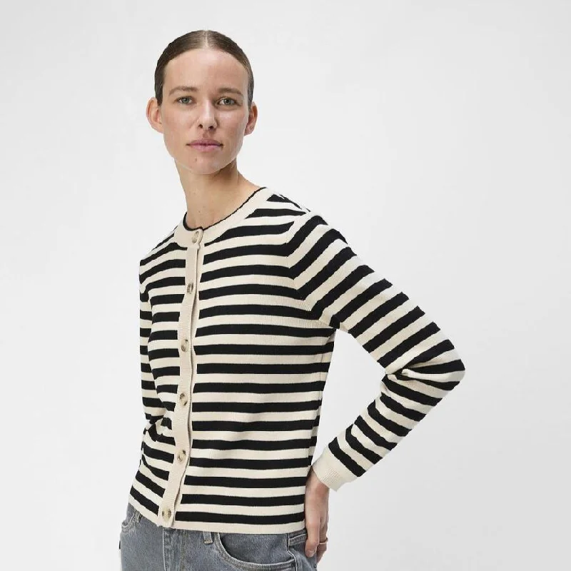 Don't Wait Objester Knitted Cardigan in Sandshell