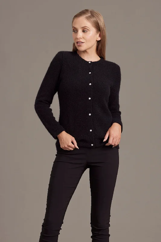 Amazing Deals Cardigan with Crystal Buttons