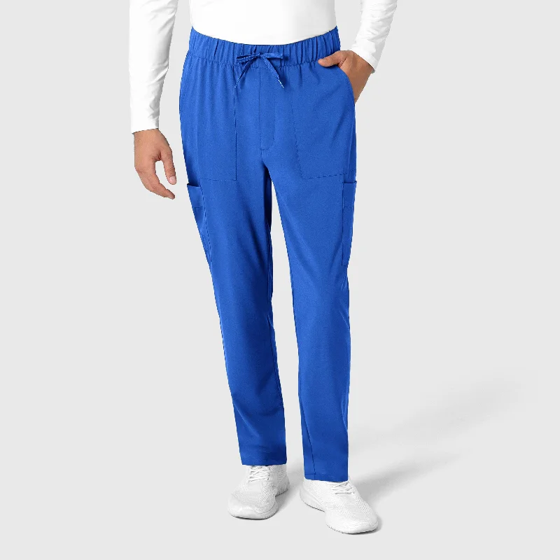 Deep Discounts RENEW Men's Tapered Scrub Pant - Royal