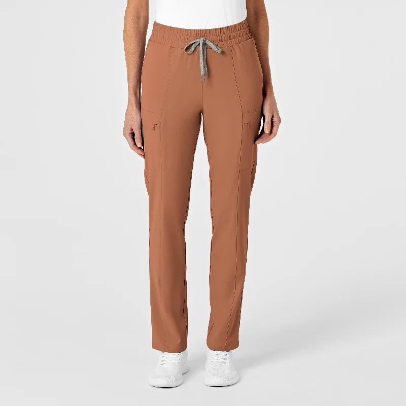 Unmissable Offer RENEW Women's High Waist Slim Leg Scrub Pant - Clay