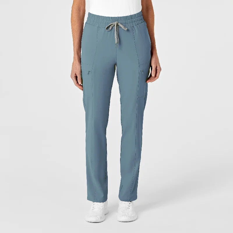 Great Bargains RENEW Women's High Waist Slim Leg Scrub Pant - Elemental Blue