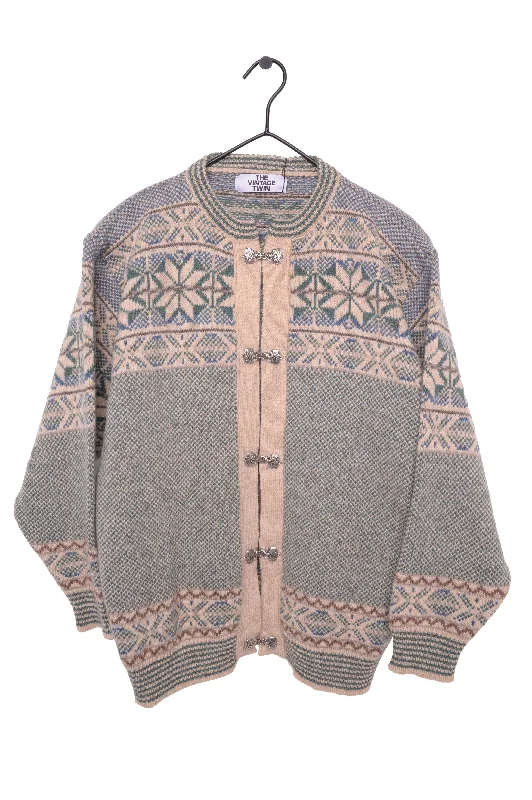 Year-End Sale Scottish Wool Cardigan