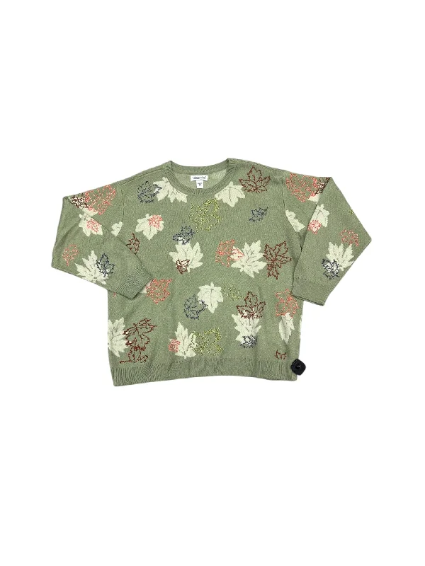 Weekend Deal Sweater By Coldwater Creek In Green, Size: 1x