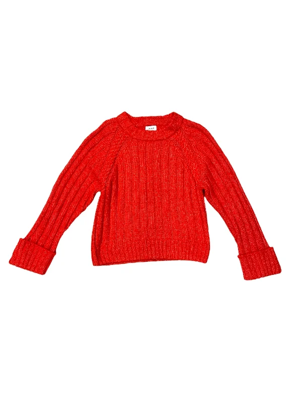 Bargain Prices Sweater By Evereve In Orange, Size: M