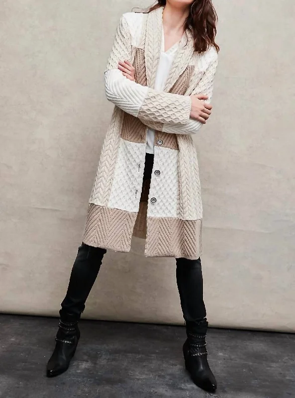 Year-End Sale Sweater Coat In Cream