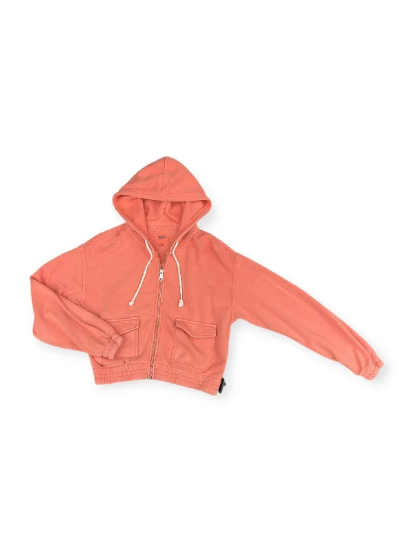 Price Break Sweatshirt Hoodie By Aerie In Orange, Size: S