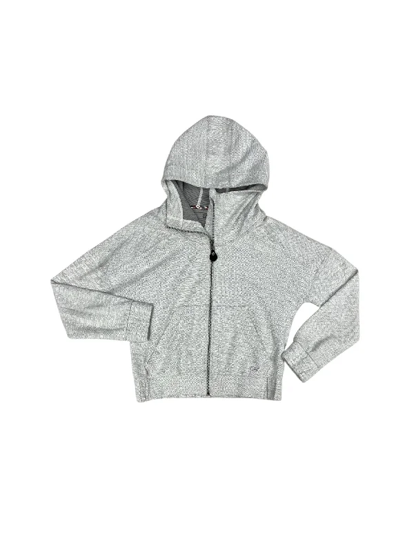 Clearance Sale Sweatshirt Hoodie By Prana In Grey, Size: S