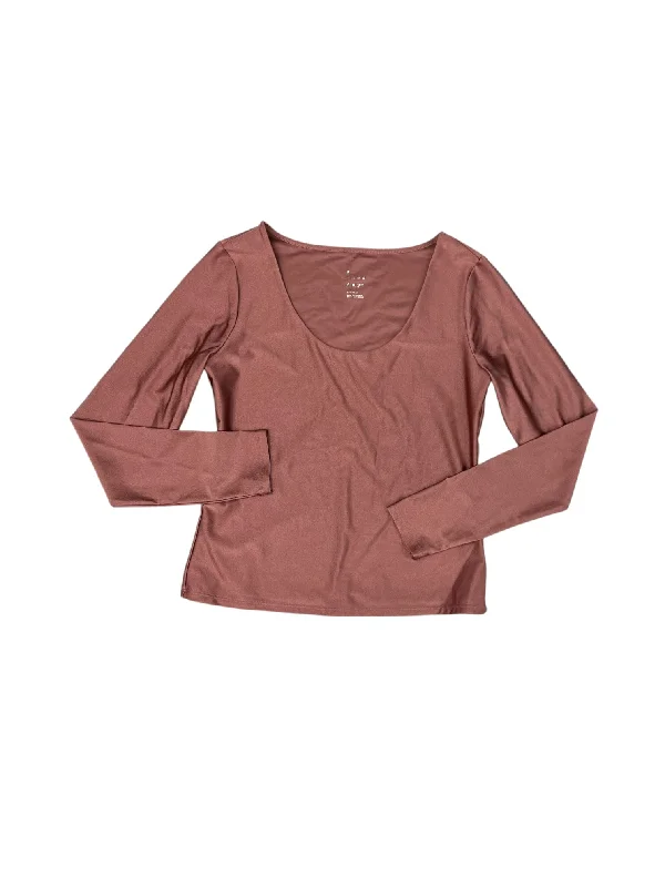 Final Markdown Top Long Sleeve By A New Day In Pink, Size: Xs