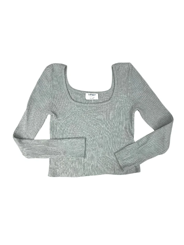 Fantastic Offers Top Long Sleeve By Old Navy In Blue, Size: S