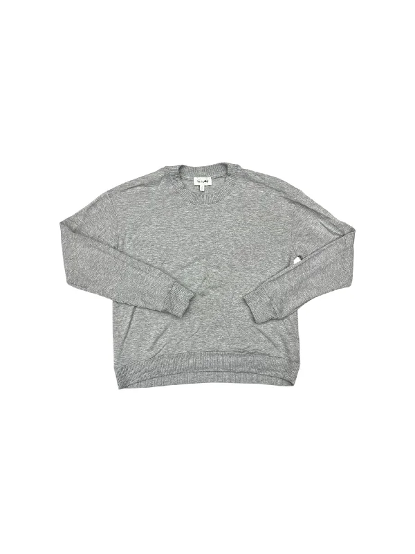 Midnight Madness Top Long Sleeve By Splendid In Grey, Size: S
