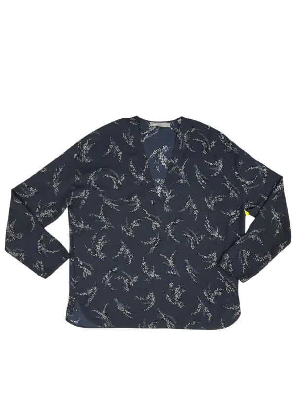 Blowout Deals Top Long Sleeve By Vince In Navy, Size: S