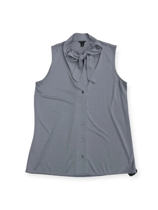 Act Fast Top Sleeveless By Ann Taylor In Grey, Size: S