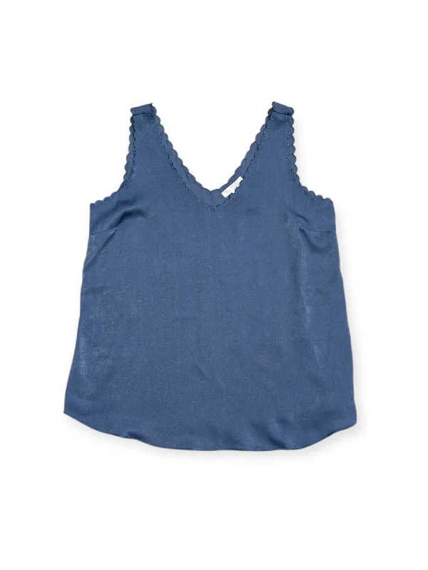 One-DAY Sale Top Sleeveless By Lc Lauren Conrad In Blue, Size: S