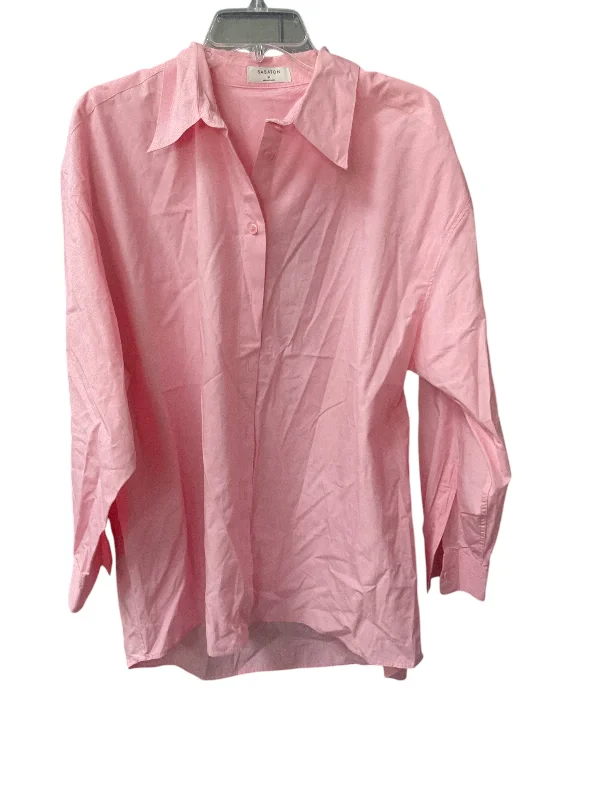 Limited Stock Tunic Long Sleeve By Babaton In Pink, Size: M