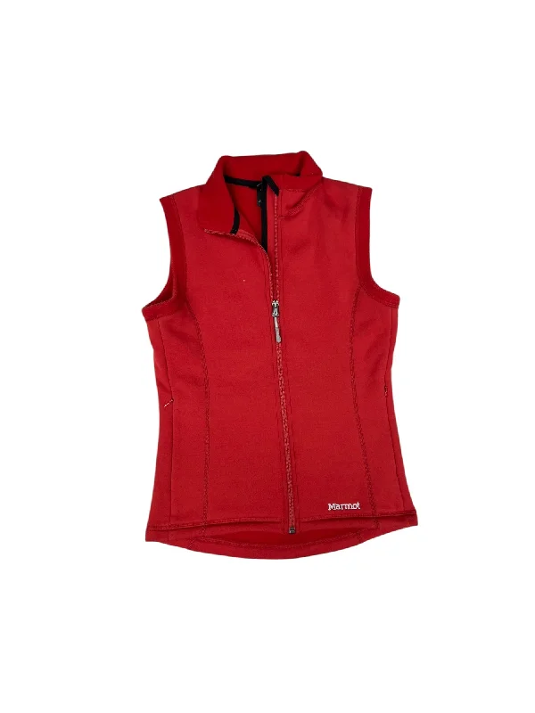 Huge Discounts Vest Fleece By Marmot In Red, Size: S