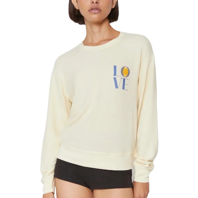 Crazy Deals Women's Love Savasana Crew Neck