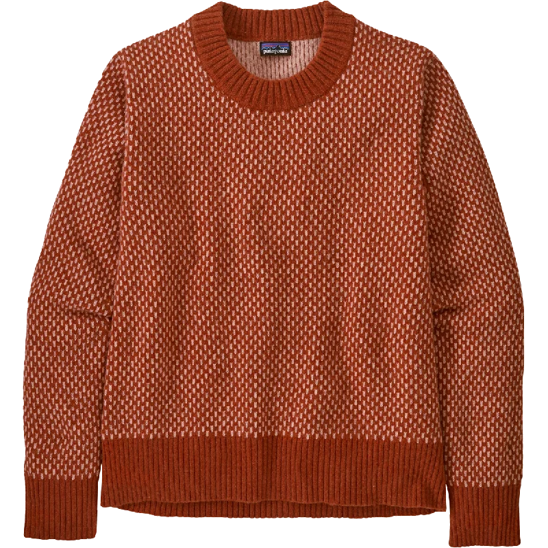 Special Promotion Women's Recycled Wool-Blend Crewneck Sweater