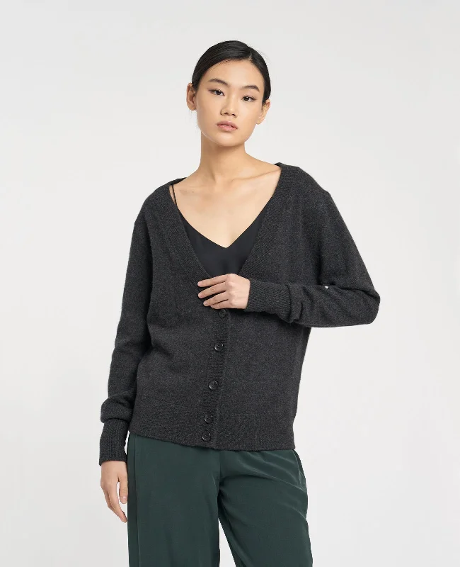 Savings Bonanza Cashmere V-Neck Cardigan