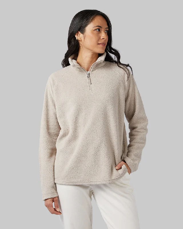 Special Savings WOMEN'S SHORTHAIR SHERPA 1/4 ZIP TOP