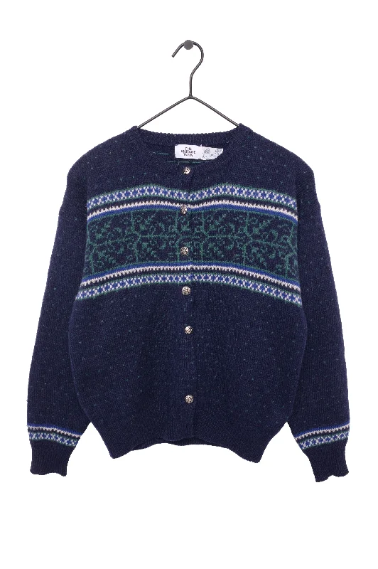 Seasonal Sale Wool Nordic Cardigan