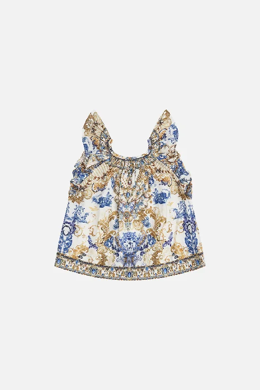 Lowest Price FRILL SLEEVE TOP  12-14 SOUL SEARCHING
