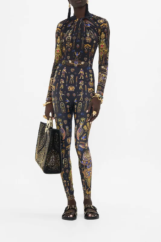 Weekend Flash Sale LUSTRE PRINTED LEGGING CARTOUCHE KINGDOM