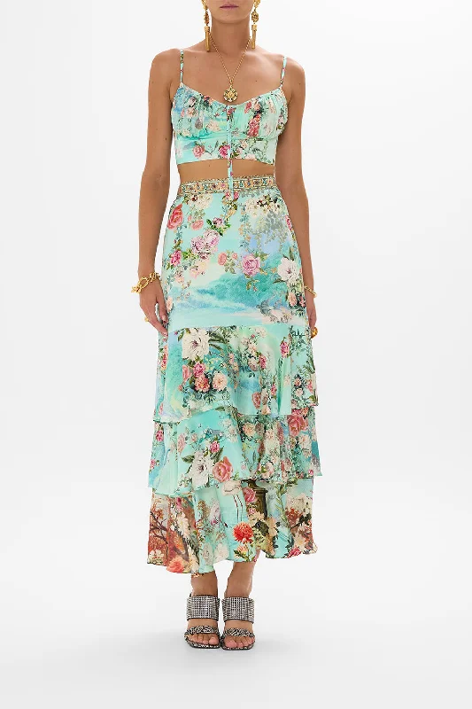 Savings Galore TIERED RUFFLE SKIRT THE JEWELLERY MUSEUM
