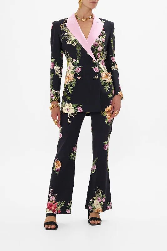 Price Reduction TAILORED DOUBLE BREASTED JACKET ADORNED IN ALEXANDRIA